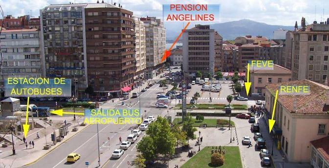 Pension Angelines, Sneuu Hostel Santander Exterior foto